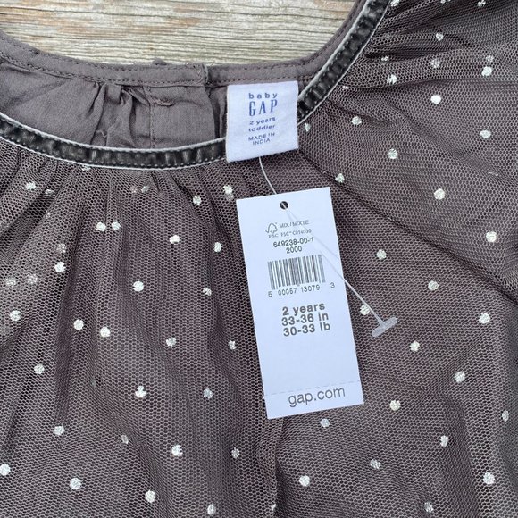 BabyGap Toddler Glitter Tiered Dress 2T - Picture 6 of 15